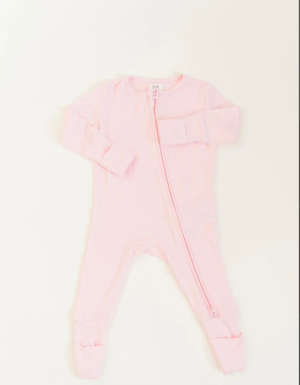 Bamboo Baby Convertible Jumpsuit 0-3 Months - Baby Pink