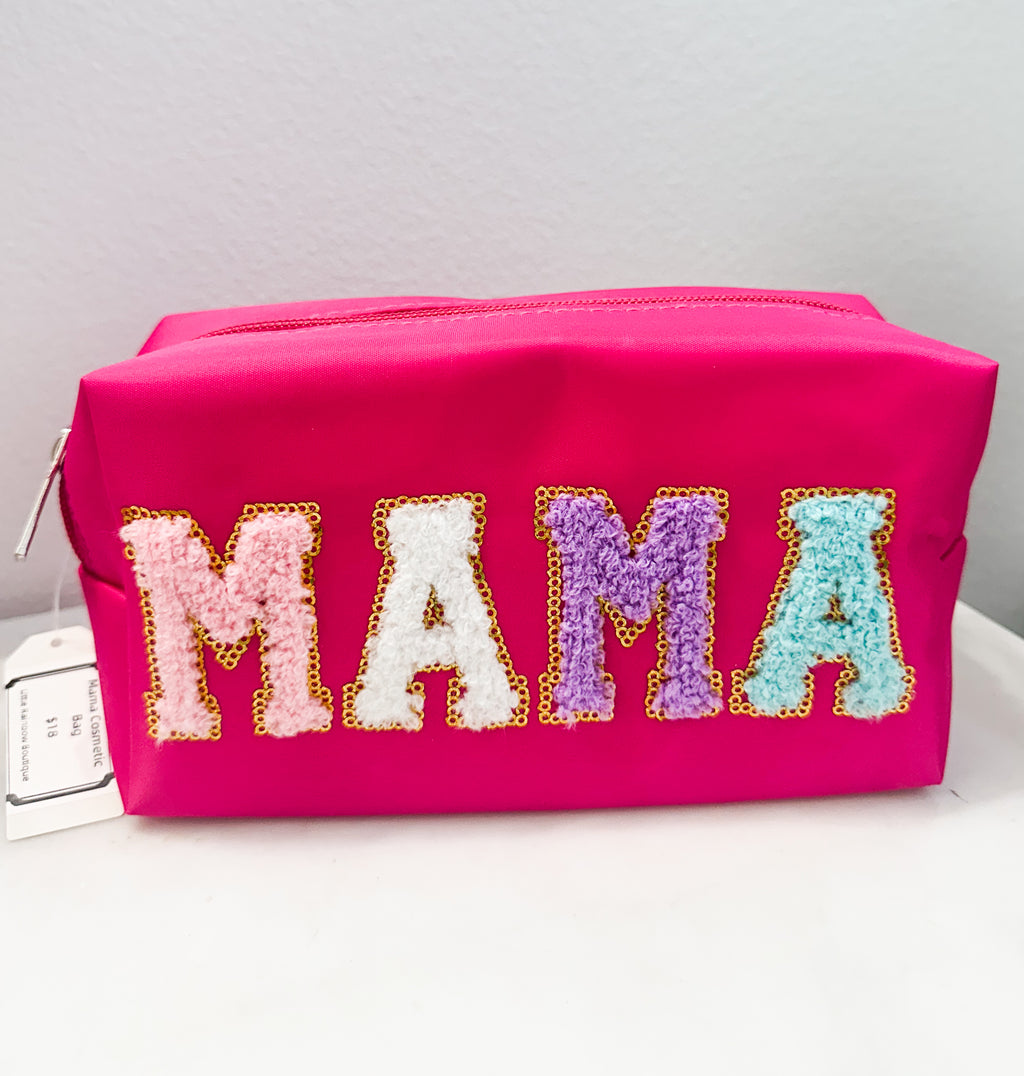 Mama Terry Patch Cosmetic Bag