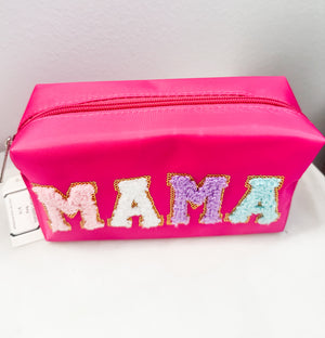 Mama Terry Patch Cosmetic Bag
