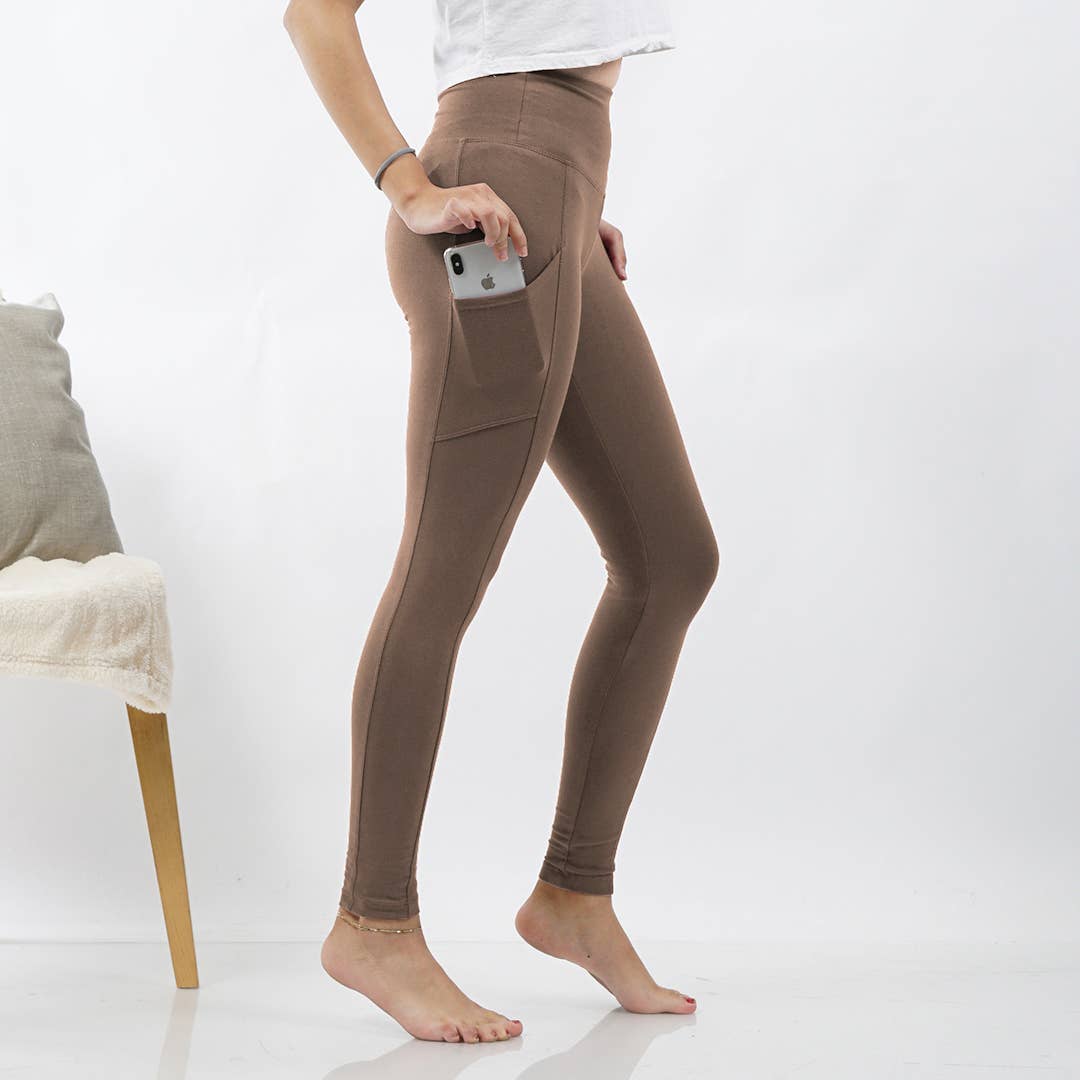 MOCHA Tummy Control (Compression) Side Pocket Leggings