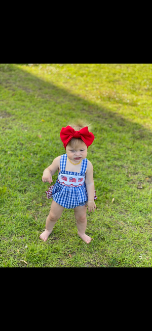 Flag Smock Romper