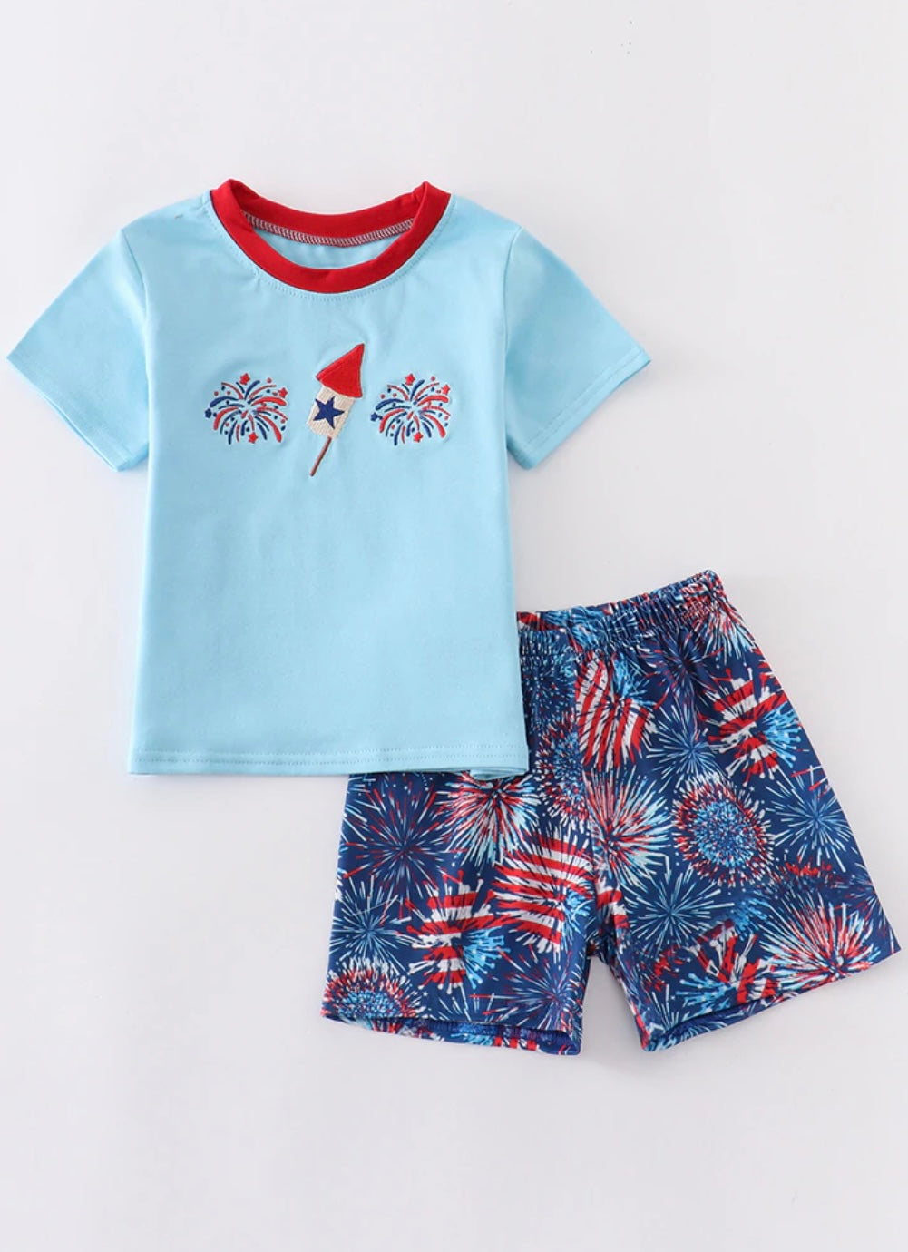Patriotic Fireworks embroidery Set